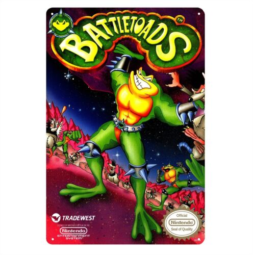 Retro Gaming Us - Battletoads Nes Retro Video Game Metal