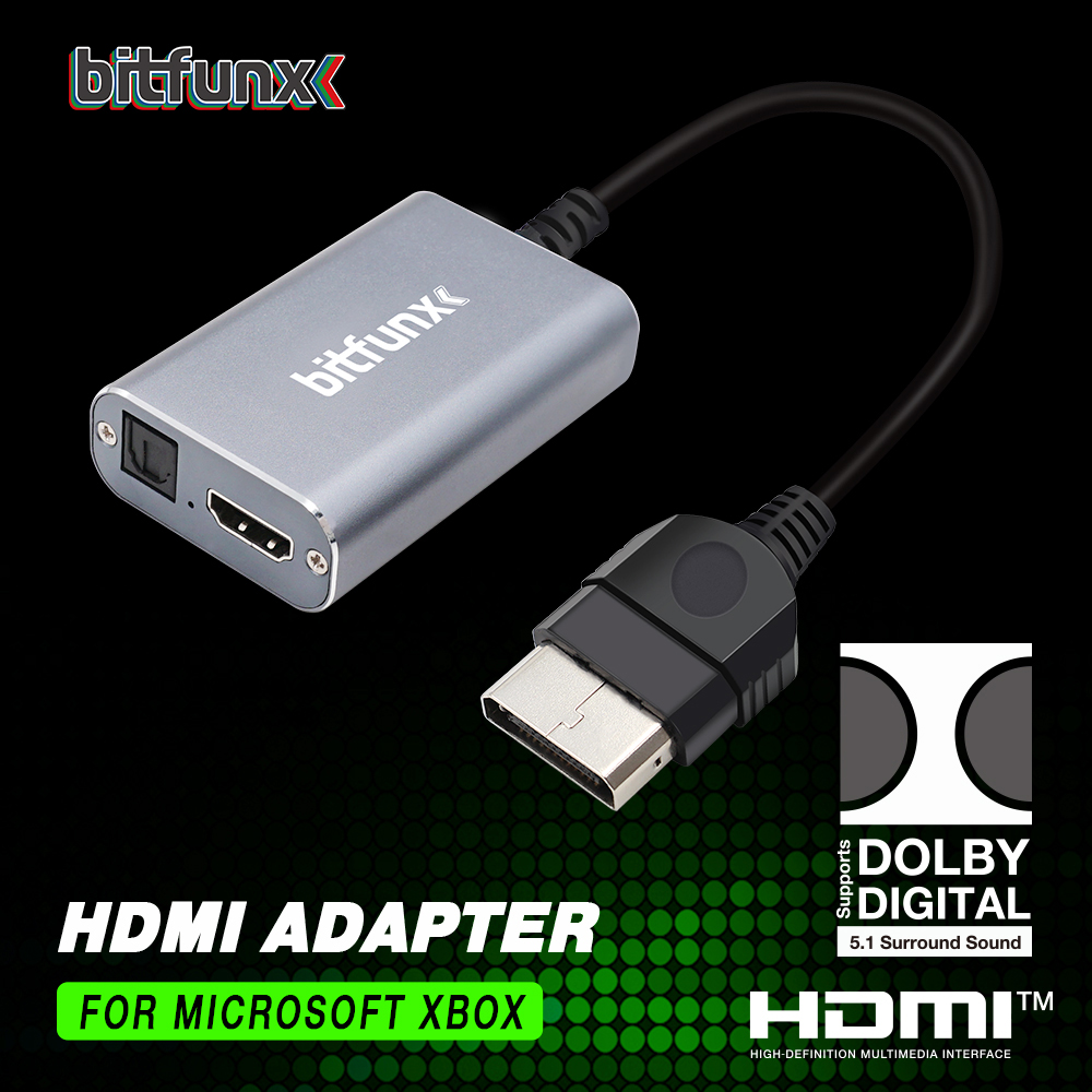 Retro Gaming Cables - Bitfunx HDMI™ Adapter for XBOX Classic