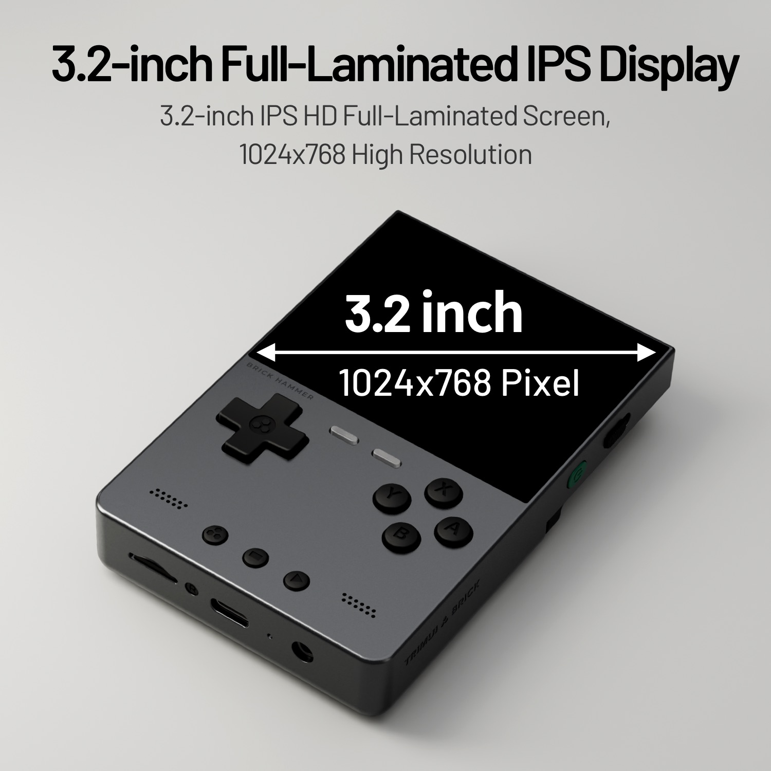 TRIMUI BRICK Hammer Mini Metal - Retro Gaming Handheld Best recension och pris