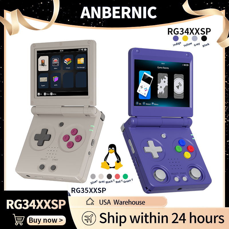 Anbernic RG34XXSP RG35XXSP Fli - Retro Gaming Device recension och pris