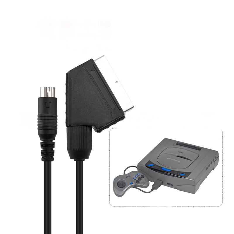 1.8m Scart Cable for Sega Satu - Retro Gaming Cables recension och pris
