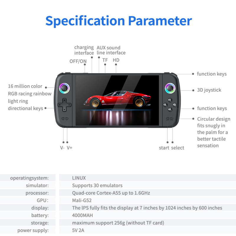 New M27 Large Screen Handheld  - Retro Gaming Device recension och pris