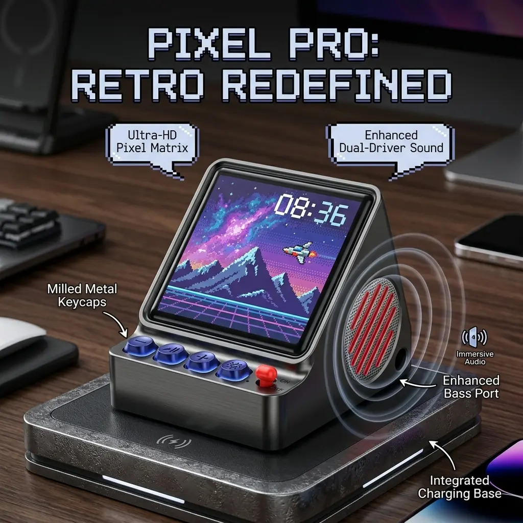 Programmable LED Pixel Art Dis - Retro Gaming Corps recension och pris