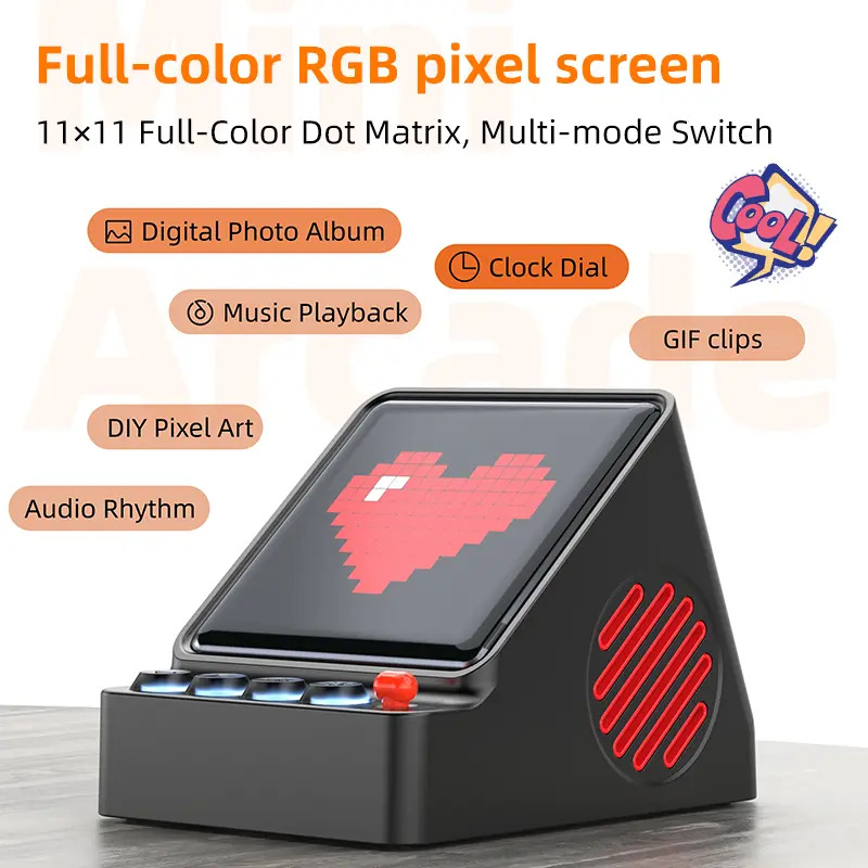 Programmable LED Pixel Art Dis - Retro Gaming Corps recension och pris