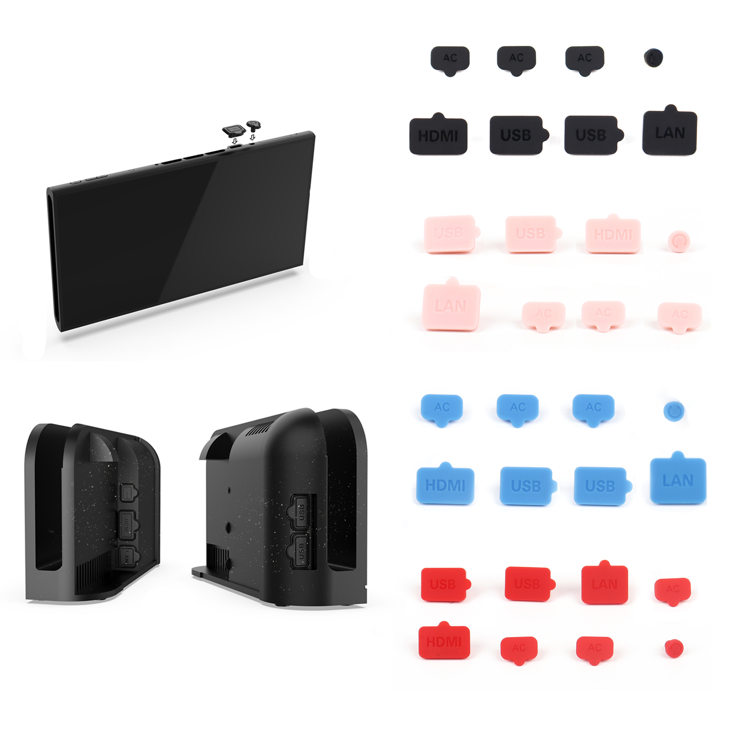 Anti-Dust Plug Silicone USB HD - Console Dust Cover recension och pris