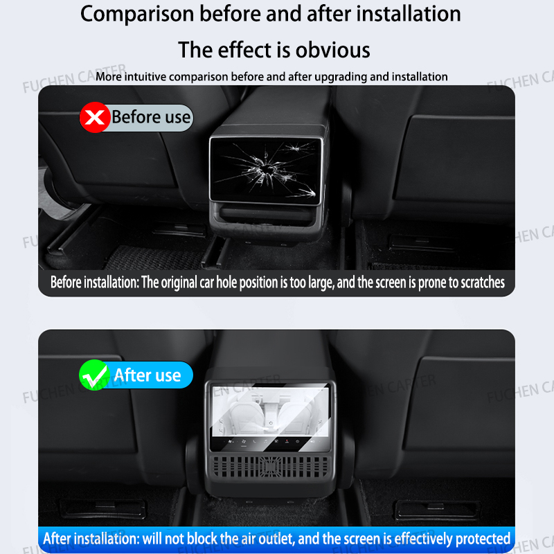 For Tesla Model 3 Y Highland J - Console Dust Cover recension och pris