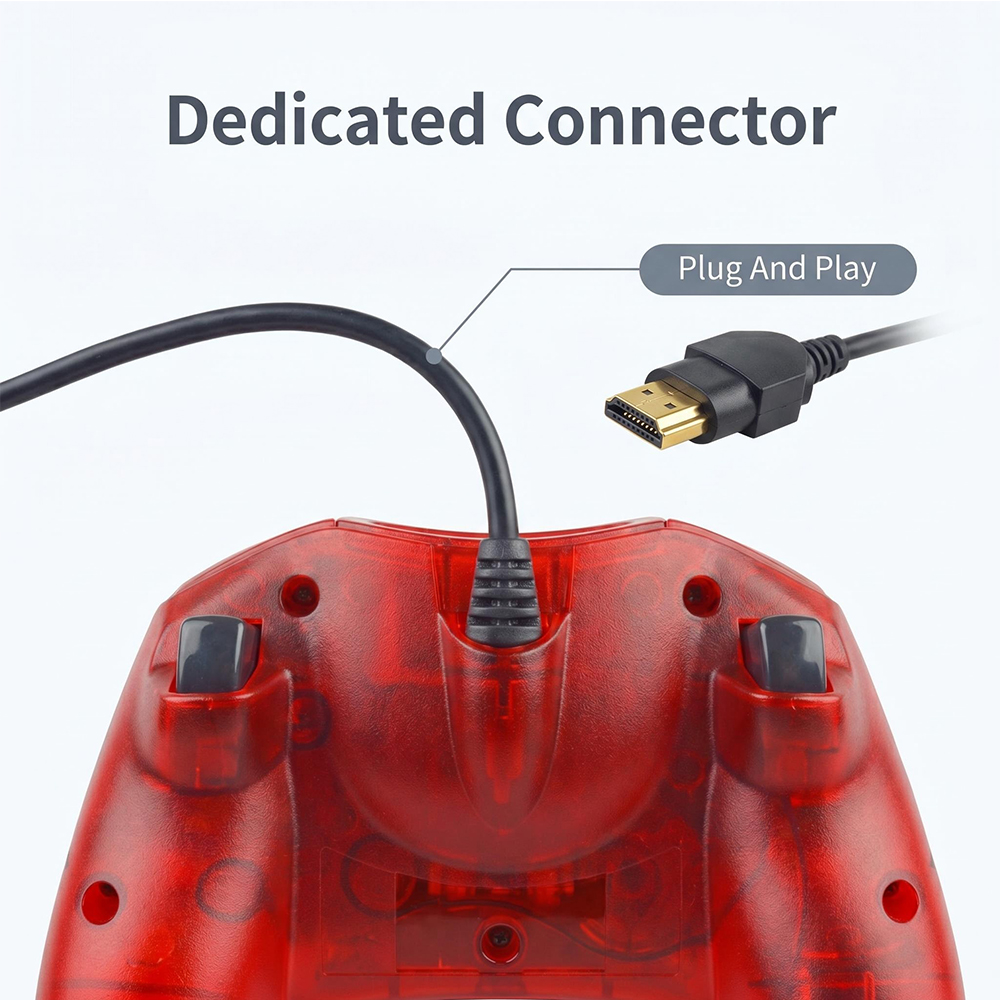 Wired Game Controller - Retro  - Retro Gaming Xbox Controller recension och pris