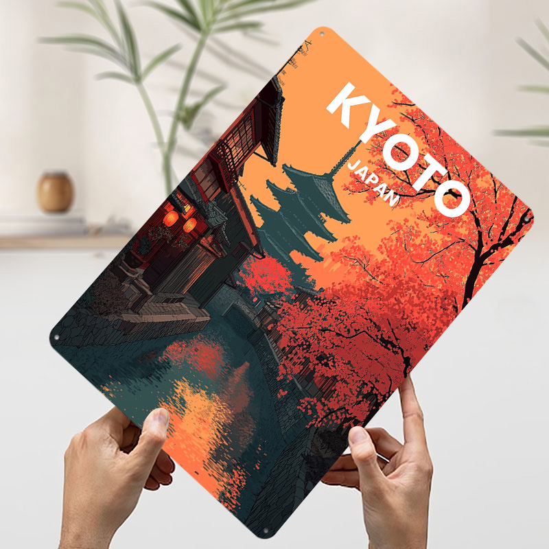 Kyoto Japan Pagoda Canal Metal - Retro Gaming Kyoto recension och pris