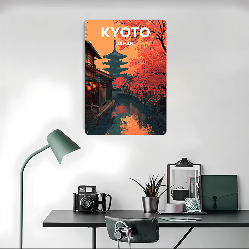 Kyoto Japan Pagoda Canal Metal - Retro Gaming Kyoto recension och pris