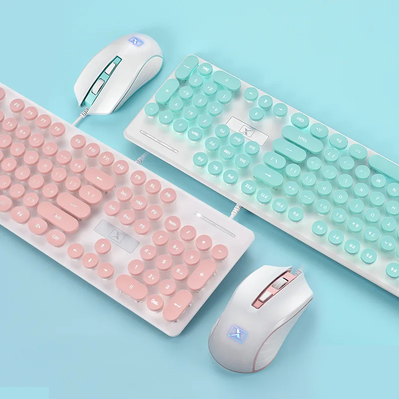 Pink Retro Wired Gaming Keyboa - Retro Gaming Mini Pc recension och pris