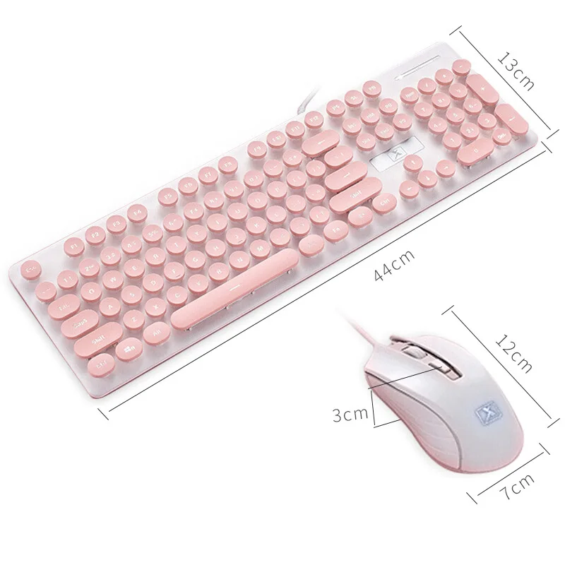 Pink Retro Wired Gaming Keyboa - Retro Gaming Mini Pc recension och pris