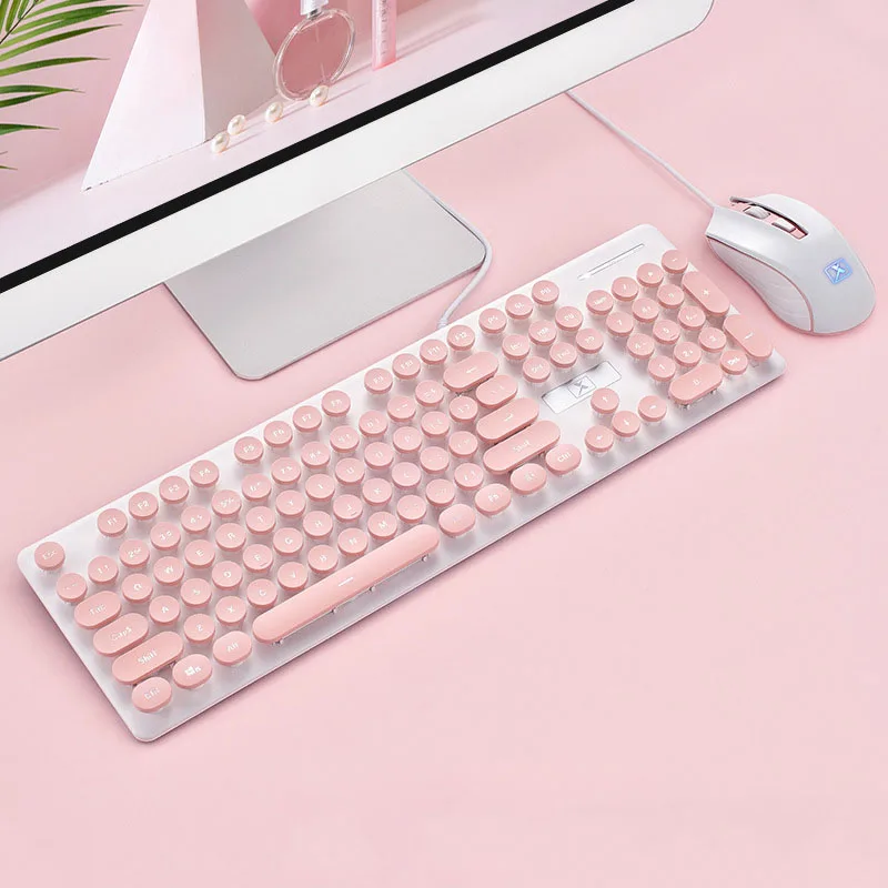 Pink Retro Wired Gaming Keyboa - Retro Gaming Mini Pc recension och pris