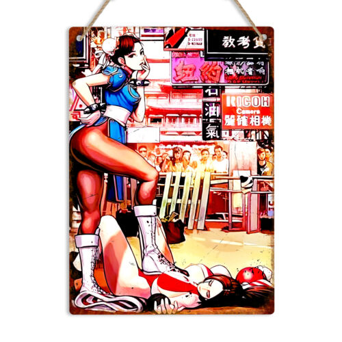 Chun Li Retro Gaming Metal Wal - Retro Gaming Us recension och pris