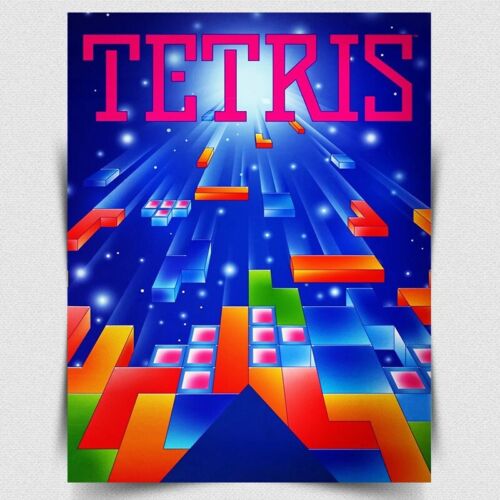 TETRIS METAL SIGN PLAQUE - Ret - Retro Gaming Us recension och pris