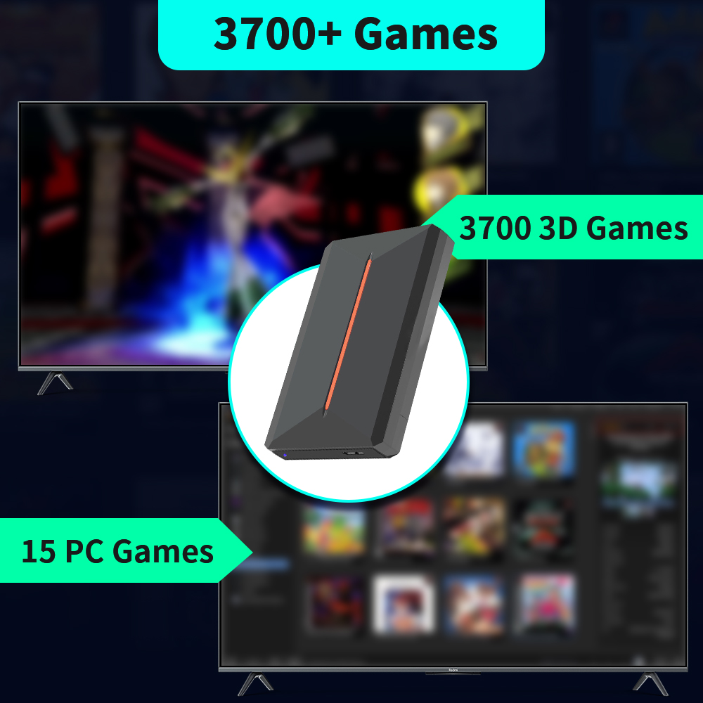 Launchbox OS 500GB Portable Ga - Retro Gaming Device recension och pris