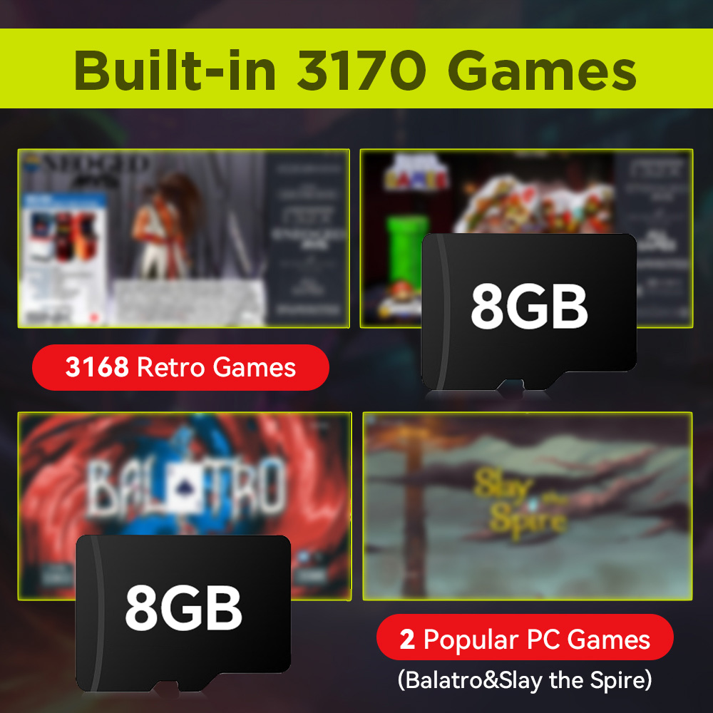 8GB Game TF Card with 3170 Ret - Retro Gaming Mini Pc recension och pris